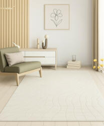 Nílus Modern szőnyeg Rio 3D Lorey (Cream) 200x280cm Krém