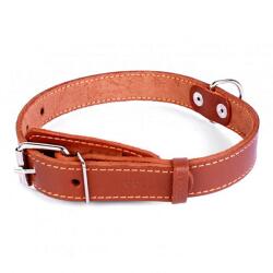 COLLAR Zgardă COLLAR, din piele maro, pentru câini 38 - 50 cm, 25 mm
