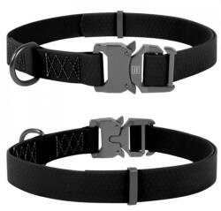 COLLAR Guler impermeabil WAU DOG - negru 31-49 cm / 25 mm