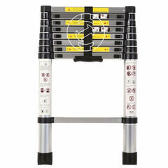 Ztrust scara telescopica 9 trepte | 2, 6 m | Aluminiu (TTL1026)