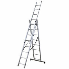 Ztrust scara multifunctionala cu 3 segmente 3 x 8 trepte | 4, 85 m | Aluminiu (TL308)