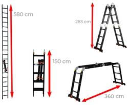 Ztrust ML405A scara multifunctionala cu 4 segmente (ML405A)