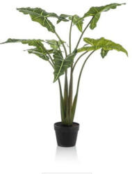  Élethű Alocasia frydek műnövény 120 cm - cserépben