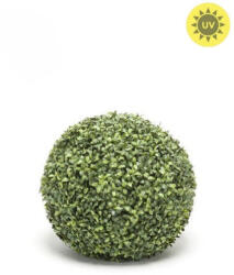  UV-álló élethű bukszus gömb - zöld, 40 cm