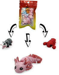 3D Morph Lab Print 3D de la 3D Morph Lab - Set mini axolotl, roz, sortiment (3DML1000537)