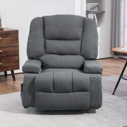 Homcom emelőmasszázs fotel - rezgés, fűtés és távirányító