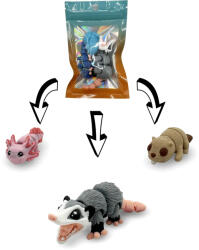 3D Morph Lab Print 3D de la 3D Morph Lab - Set mini oposum, gri, asortiment (3DML1000542)
