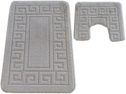 Dywanopol 2 Részes Fürdőszoba Szett Montana Ethnic Sand Szürke 50x80 cm és 40x50 cm Szőnyeg