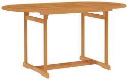 vidaXL Градинска маса, 150x90x75 см, тиково дърво масив (315102)