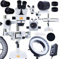 Rosfix trinokuláris sztereó mikroszkóp Gantry JupIter Pro MSJP-T-SDMS1 állványon + 56xLED mikroszkóp megvilágító