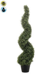  Élethű buxus bokor spirálos 120cm UV-s (434423)