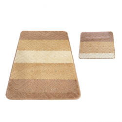 Dywanopol Fürdőszoba Montana 3N Bézs 2 Részes Szett 50x80 cm és 40x50 cm Szőnyeg