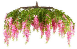  Élethű csüngő rózsaszín akác 140 cm