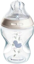 Tommee Tippee Biberon Natural Start cu decoratiune, +0luni, 260ml, Tommee Tippee