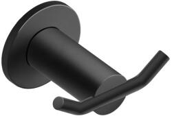 Novaservis Két akasztós fogas Novaservis Smile fekete ASM06BL (ASM06BL)