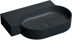 Omnires Ovo M+ mosdótál 64x44 cm sarok klasszikus-mosdótálak fekete OVO645UWLBLV (OVO645UWLBLV)