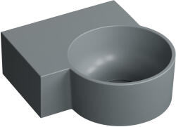 Omnires Ovo M+ mosdótál 33x34 cm sarok klasszikus-mosdótálak szürke/kő OVO335UWLAG (OVO335UWLAG)