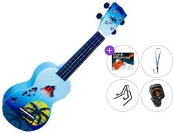 Mahalo Hawaii Premium SET Hawaii Blue Burst Szoprán ukulele