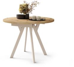 Mazzoni Étkezőasztal ARTUR artisan tölgy/bézs 5903631916489 (MZ0100)