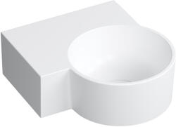 Omnires Ovo M+ mosdótál 33x34 cm sarok klasszikus-mosdótálak fehér matt OVO335UWLBM (OVO335UWLBM)