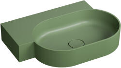 Omnires Ovo M+ mosdótál 64x44 cm sarok klasszikus-mosdótálak zöld OVO645UWLOL (OVO645UWLOL)