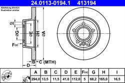 ATE Disc frana ATE 24.0113-0194.1