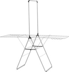 Brabantia HangOn Drying Rack ruhaszárító állvány, 25m szárítási hossz, felhajtható vállfa tartórúddal, 8db ruhaakasztó kampó, 12+10kg teherbírás, összecsukható, acél, metál szürke - 403545 (8710755403545) (8710 Ruhaszárító