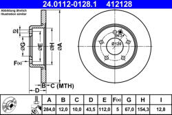 ATE Disc frana ATE 24.0112-0128.1