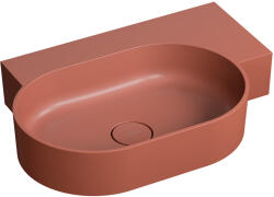 Omnires Ovo M+ mosdótál 64x44 cm sarok klasszikus-mosdótálak rózsaszín OVO645UWPTE (OVO645UWPTE)