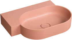 Omnires Ovo M+ mosdótál 64x44 cm sarok klasszikus-mosdótálak rózsaszín OVO645UWLCO (OVO645UWLCO)