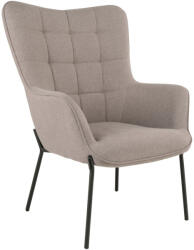 House Nordic Glasgow fotel, kőszínű, fekete lábakkal (1101159) - leziteronline