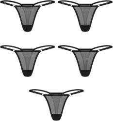Obsessive Violami 5-pack Thong Black S/M