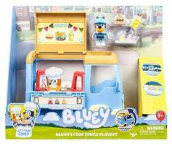 TM Toys Bluey - Set de joaca Bluey si Furgoneta cu Mancare, multicolor, 3 ani+ (630996189191) Figurina