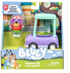 TM Toys Bluey - Set de joaca Janet și Masina Bunicii, multicolor (630996189245) Figurina