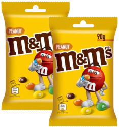 M&M's földimogyorós csokoládédrazsé (2x90 g)
