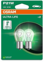 OSRAM P21W BA15S Ultra Life halogén izzó 7506ULT-2BL DUO BOX