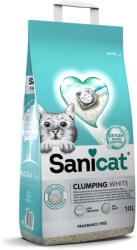 Sanicat macskaalom Clumping White illatment csom bentonit 10l