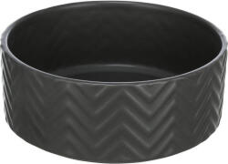 TRIXIE kerámia tál, 0, 9 l/o 16 cm, fekete - origopet
