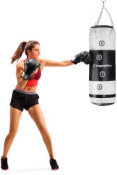 inSPORTline Boxzsák inSPORTline Robkin 90x35 cm fekete-fehér (22054)