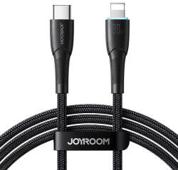 JOYROOM SA32-CL3 Starry USB-C kábel - Lightning 30W 1m fekete (SA32-CL3 1m Bl)