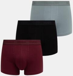 HUGO boxeralsó 3 db - burgundia XXL