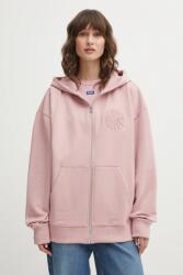 HUGO Blue pamut melegítőfelső - rózsaszín XL - answear - 56 990 Ft