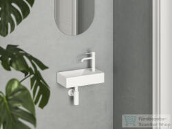 RAVAK VEDA Wall 40 mosdó túlfolyó nélkül, jobbos, matt fehér XJXPE240000 (XJXPE240000)