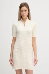 Tommy Hilfiger pamut ruha - bézs S - answear - 75 990 Ft