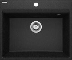 Deante Corio Gránit mosogató 60x50 cm nyitott csaplyukkal, matt grafit ZRC_210A (ZRC_210A)