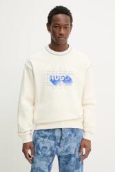 HUGO Blue pamut melegítőfelső Nothalic - bézs M