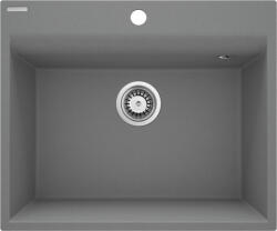 Deante Corio Gránit mosogató 60x50 cm nyitott csaplyukkal, szürke metál ZRC_S10A (ZRC_S10A)