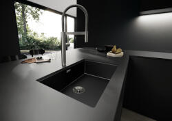 BLANCO Culina-S II egykaros álló zuhanyfejes mosogató csaptelep PVD bevonattal, rozsdamentes acél 527463 (527463)