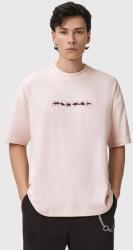 AllSaints pamut póló - rózsaszín XS