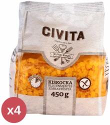 CIVITA Kukorica száraztészta kiskocka 4X450 g